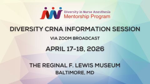 Diversity CRNA in Baltimore 2026 Via Zoom